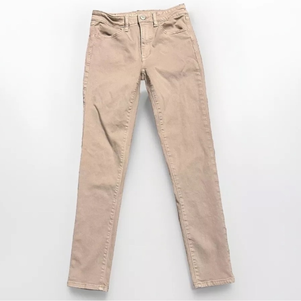 American Eagle Pants Super Stretch Dusty Pink Mauve Hi-Rise Jegging Jeans Size 6
